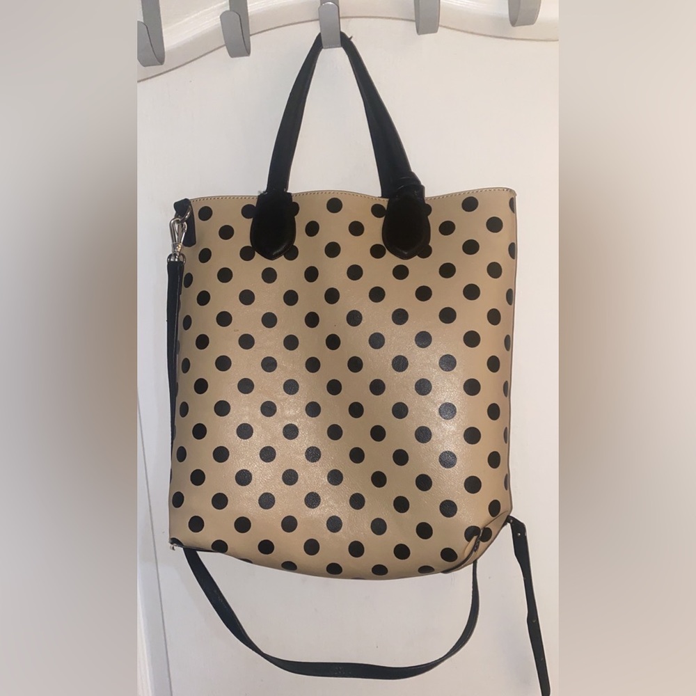 Polka Dot Bag with Wristlet